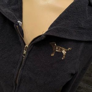 Rare Victoria Secret pink cloth bling jacket